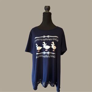 Vintage-Styled Hand-Pressed Women’s Goose Shirt
